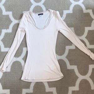 Cream color long sleeve shirt